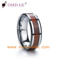 Wooden Inlayed Tungsten Rings for Sale